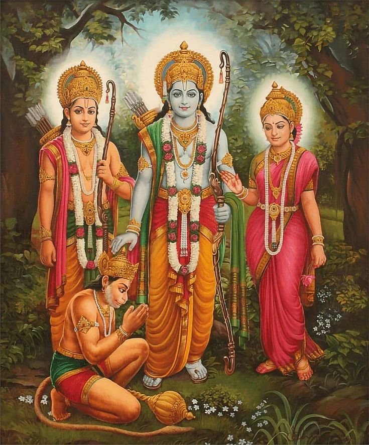 ram, god, hanuman, laxman, lord, ramayan, shri ram, sita, hd phone wallpaper (7)